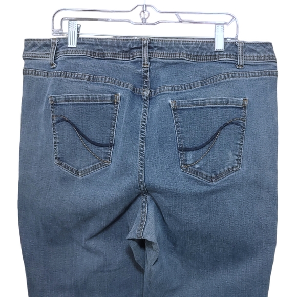 Lane Bryant Medium Wash Genius Fit Skinny Jeans Women's Plus Size 16 - Picture 5 of 11